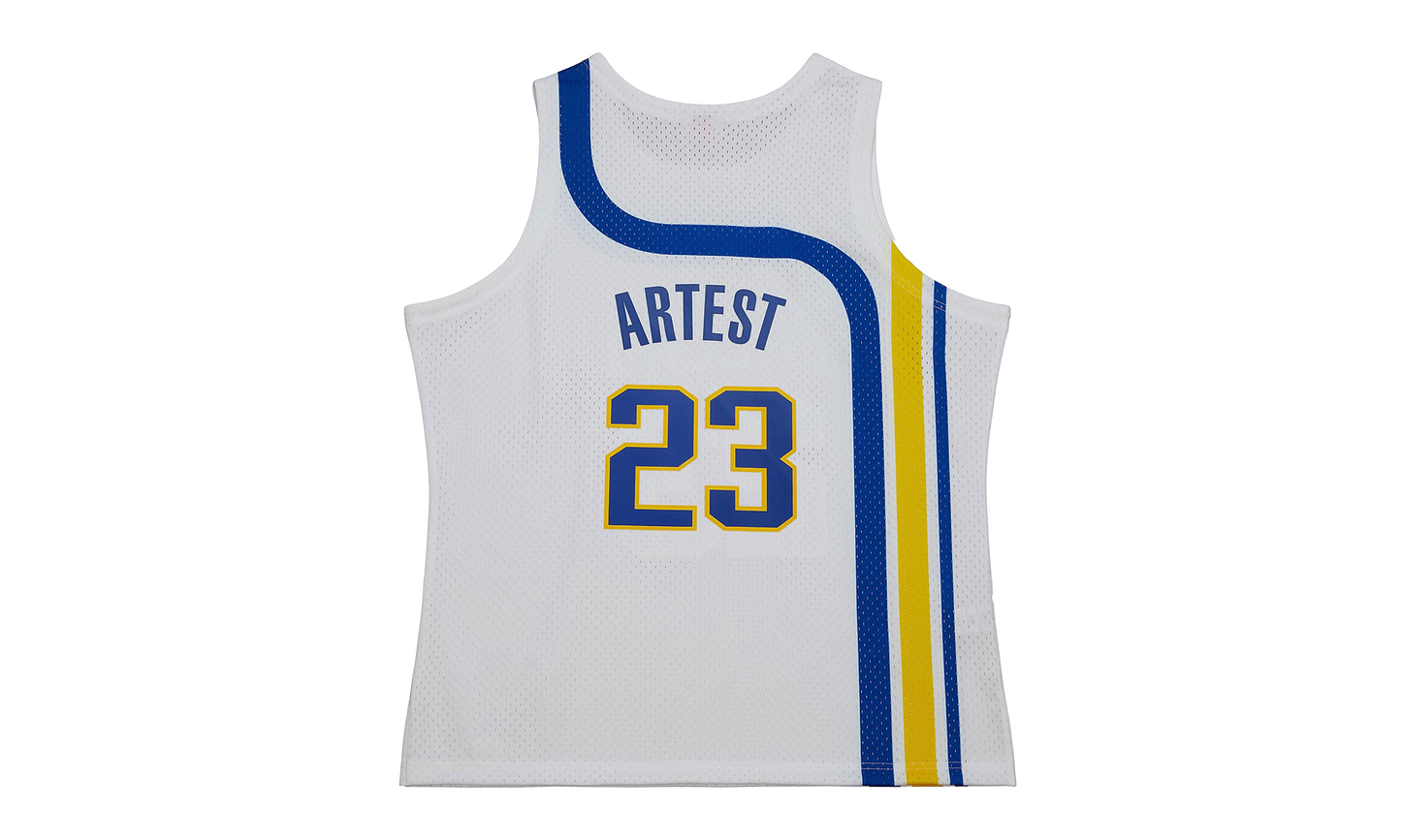 NBA WHITE HWC JERSEY PACERS 2003 RON ARTEST 2