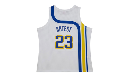 NBA WHITE HWC JERSEY PACERS 2003 RON ARTEST 2